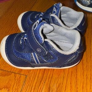 Stride Rite Navy and White Kids Sneakers